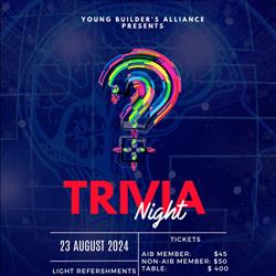 NSW - Join the YBA for Trivia Night on Friday 23rd August