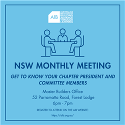 NSW - March Chapter Meeting